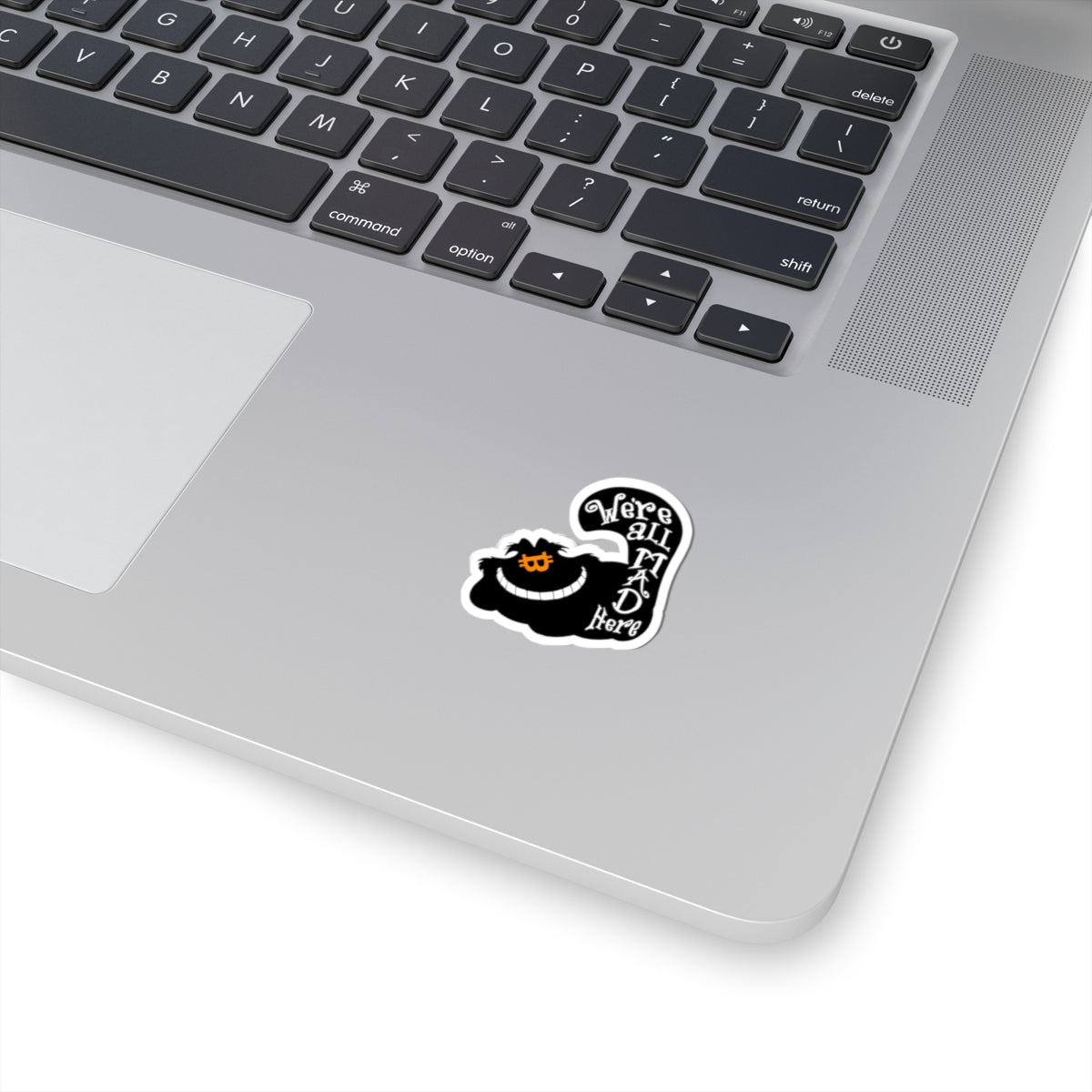 Bitcoin, We're All Mad Here: Kiss-Cut Stickers