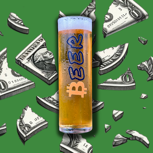 Bitcoin Beer Glass - Kolsch & Pilsner Glass