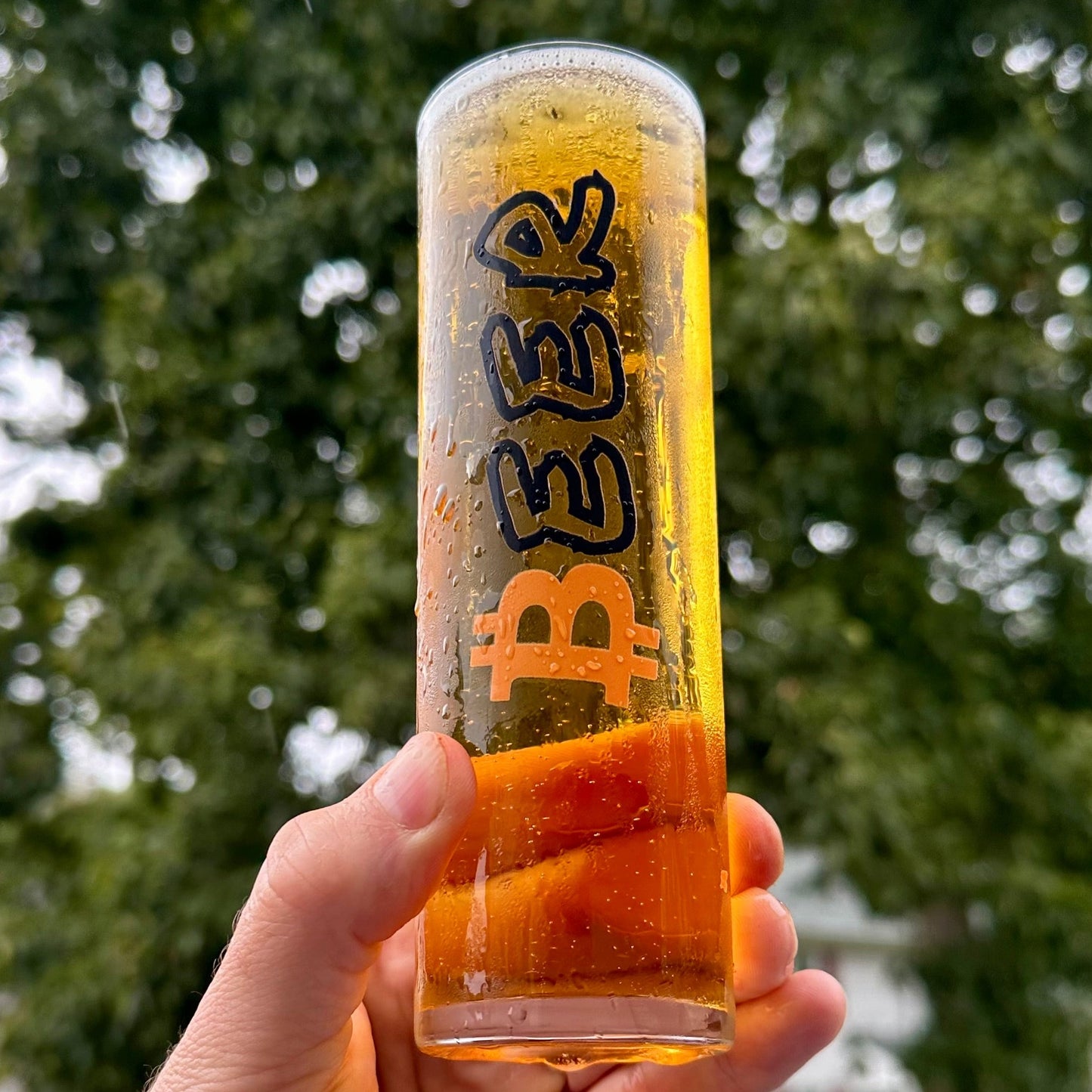 Bitcoin Beer Glass - Kolsch & Pilsner Glass